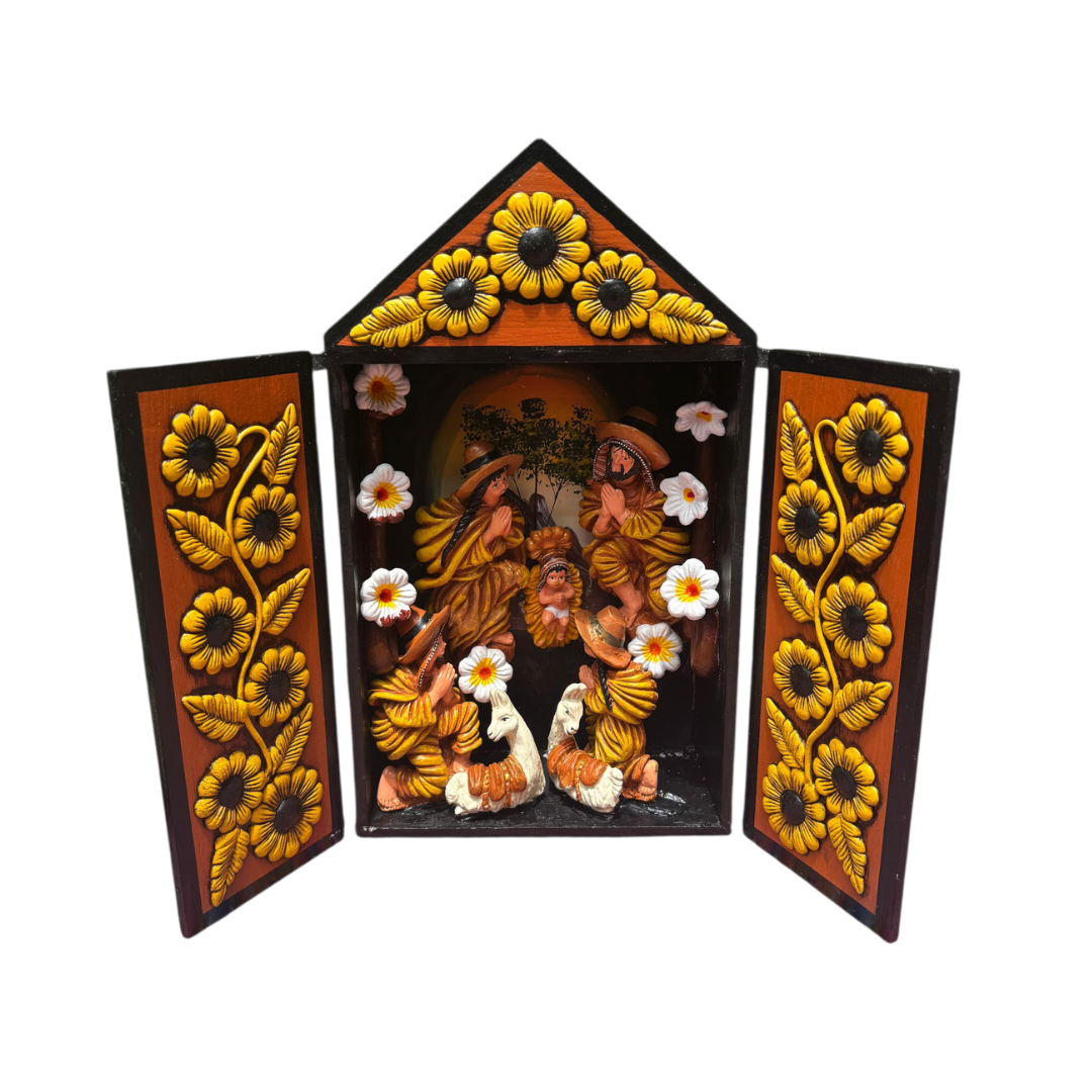 Retablo Mediano Con Relieve Mod 2