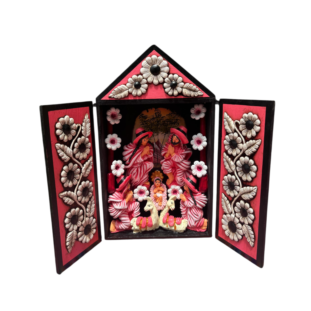 Retablo Mediano Con Relieve Mod 2